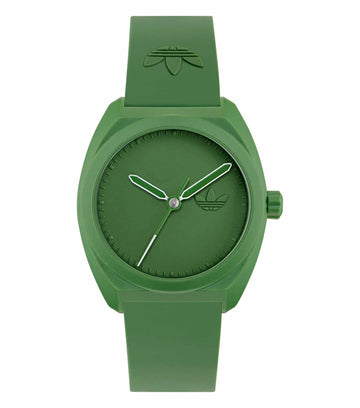 ADIDAS QUARTAZ WATCH 42 MM WITH GREEN STRAP