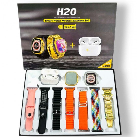 H20 Ultra Smartwatch 10-in-1 with Free AirPods
